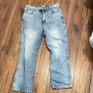 Wrangler High Rise Classic Blue Denim Jeans